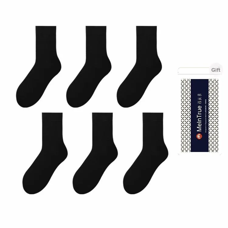The First Name Element Mid-Calf Socks Men's Shopping Bag 6 Pack-3