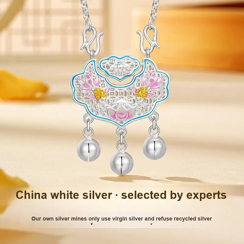 Zhenhui Silver S999 Necklaces Women's-1