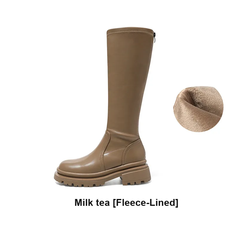 ZHR Knee-high Boots 5.5cm Women's-33