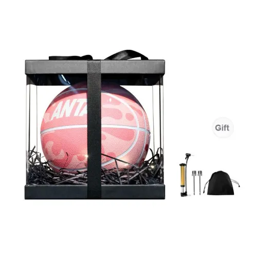 Anta Rubber Basketball Cherry Blossom Pink Size 5 Training Competition Unisex