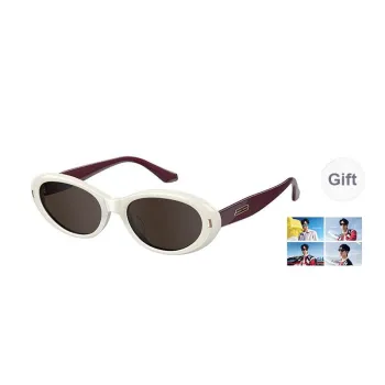 HELEN KELLER Plate Frame Cat Eye Sunglasses Unisex