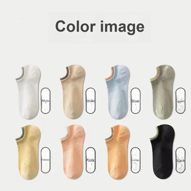 MIIOW No-Show Socks Women's 5 Pack-3