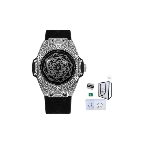 Sanda Кварцевый механизм силиконовый ремешок мужские часы циферблат с открытым механизмом