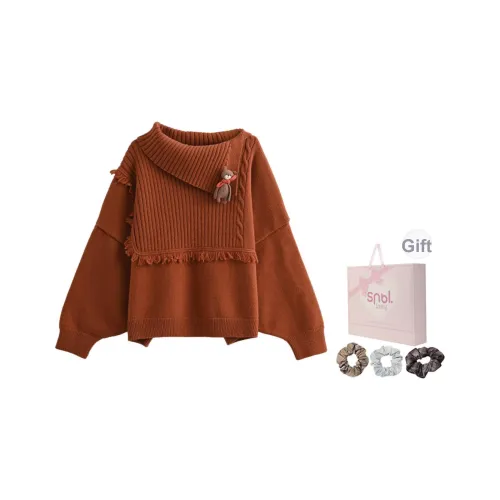 SNBL Карамельно-коричневый Женский Трикотаж