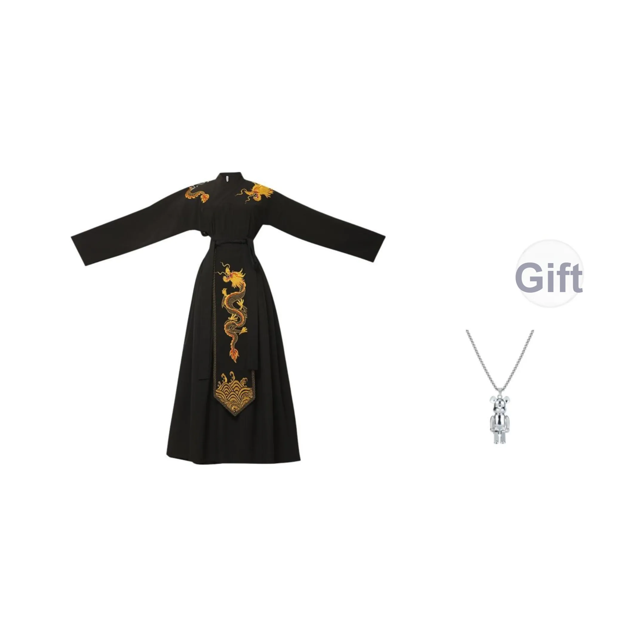 TUCANO Черный топ + Черная юбка + Браслет-шнурок Мужские костюмы в стиле тан