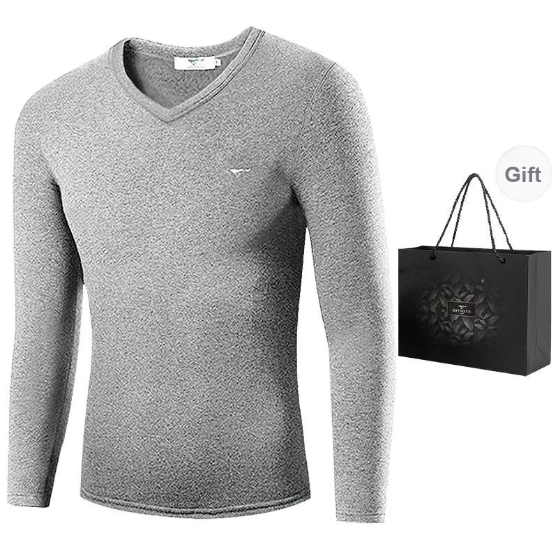 SEPTWOLVES Thermal Tops Autumn And Winter Models Men's Handbag Delivered-3