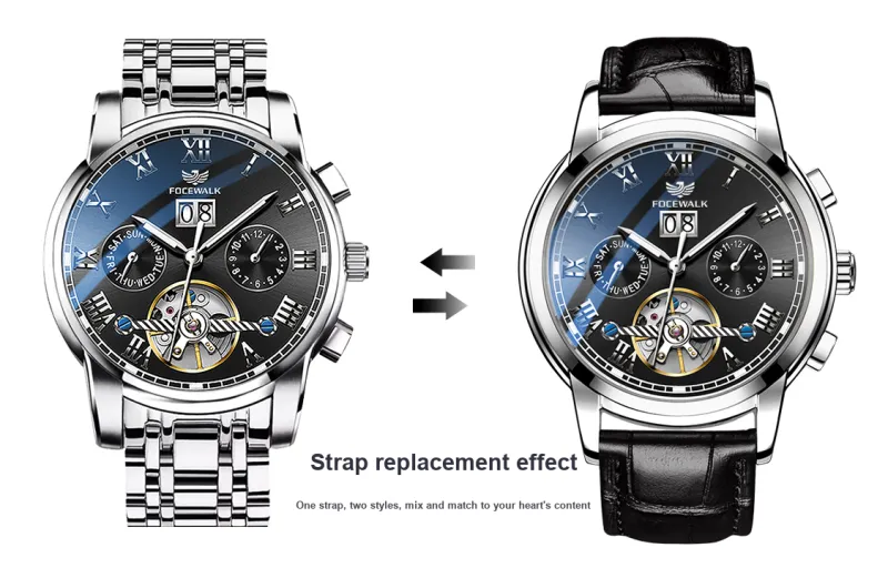 FOCEWALK Men Watch-5