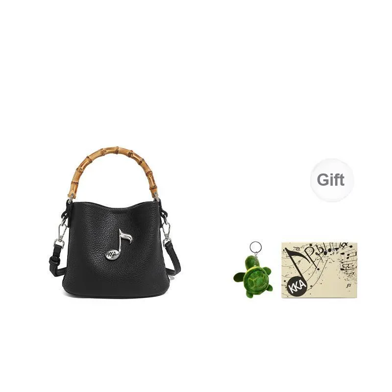 KKA Fabric Handbag Shoulder Bag Crossbody Bag Regular Women's Silver/Ecru/Black-9
