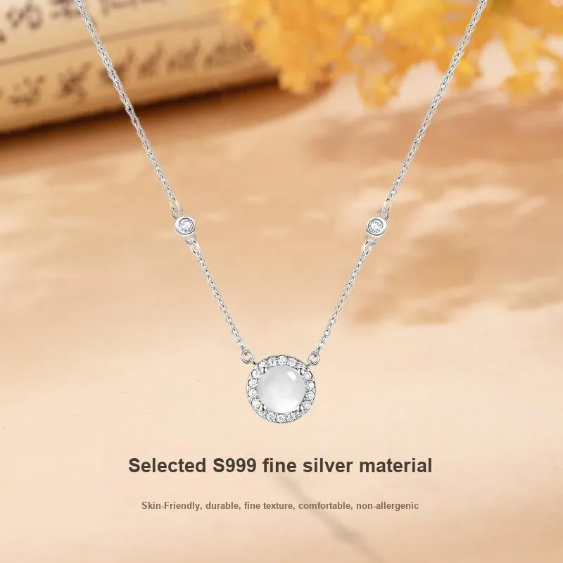 MISS TOOYA Chalcedony Necklaces Women's-2