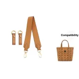 Brown Wide Strap[Non-Adjustable 65cm]+Brown Abrasion-Resistant Buckle