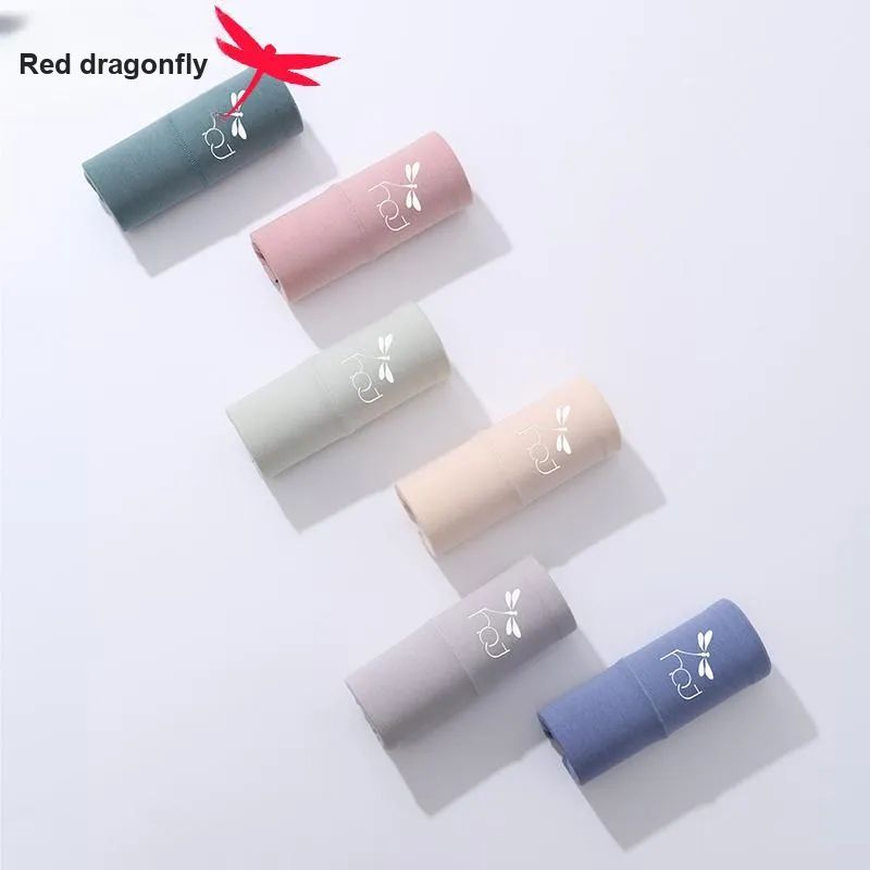 RED DRAGONFLY Cotton Panties Women's Gift Box Set Of 4-5