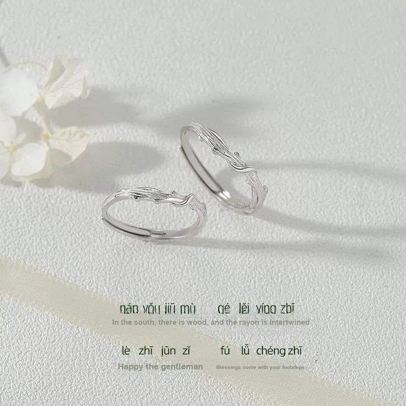 CLARKIA FLOWER S999 Fine Silver Rings Unisex-2