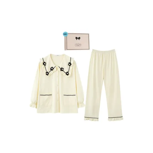 MIOJUER Пижамный комплект женский Custard