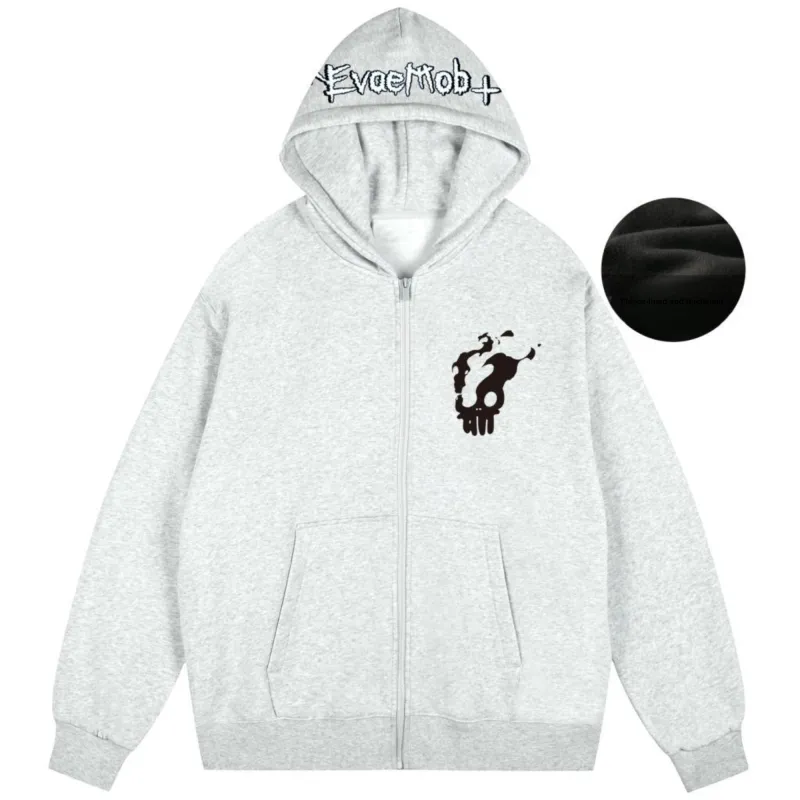 *EVAE+MOB Skull Series Sweatshirt Unisex-19