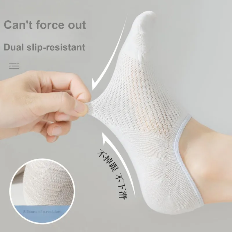 XXLLG No Show Socks Women's 5 Pack-4