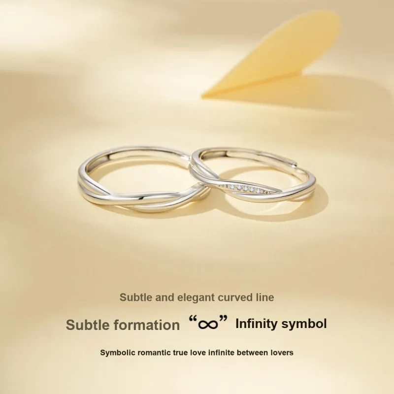 YFANXI 999 Fine Silver Rings Unisex-4