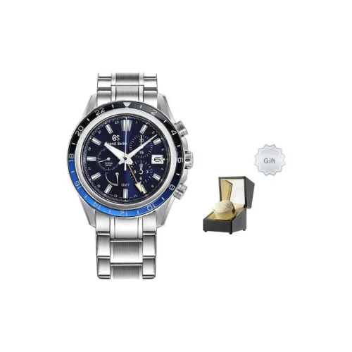 GRAND SEIKO Механический механизм Титан Ремешок Часы Мужские Синий циферблат