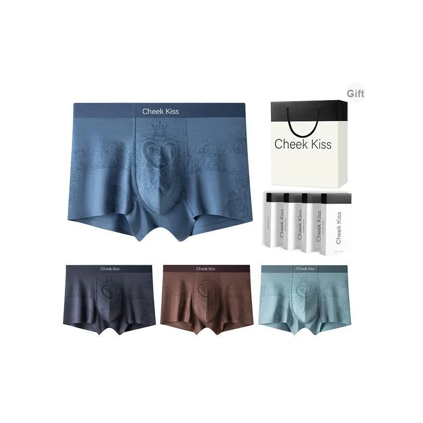 Cheekkiss Underpants Men's 7A Antibacterial Breathable Seamless Briefs HQ 4