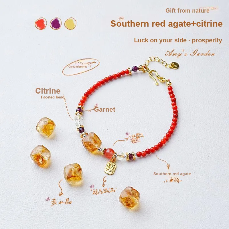 Amy's Garden Agate Bracelets Women's-1