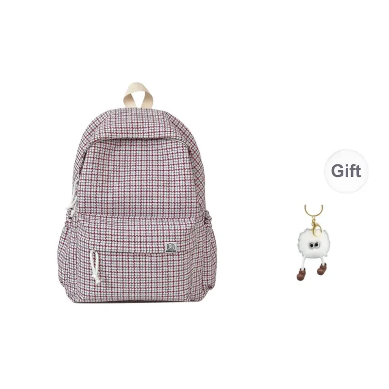 KAMLUI Nylon Backpack Unisex Black/Red/Yellow/Blue/Pink-3