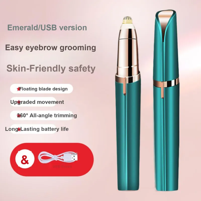 SHANGYELAMEILA Rechargeable Eyebrow Pencils Eyebrow Grooming Tool With Razor-2