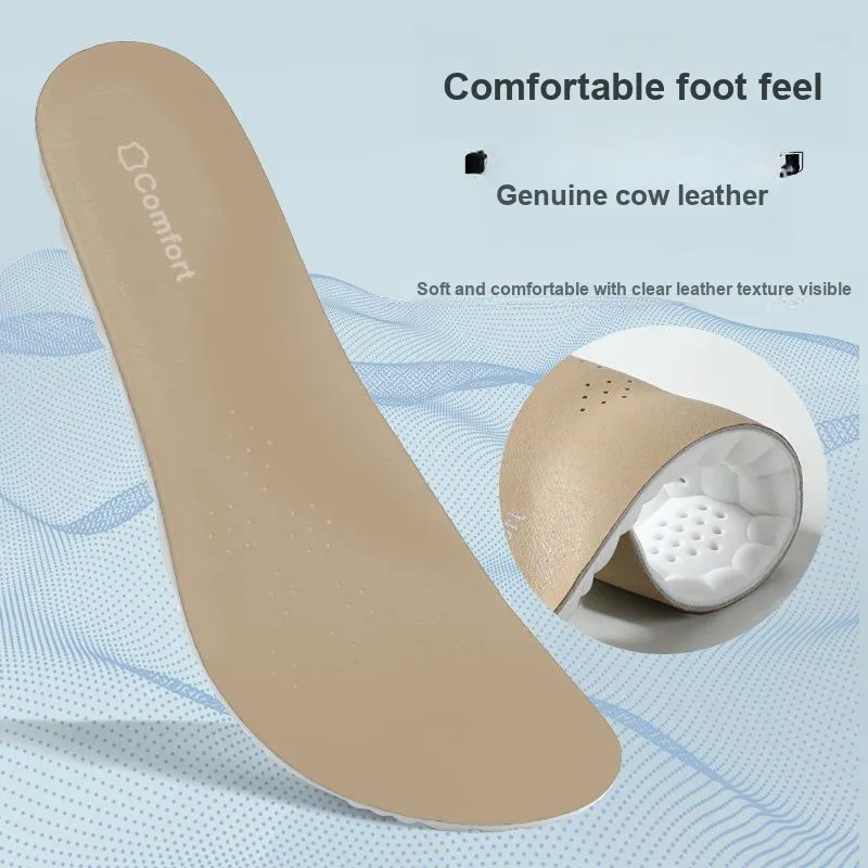 AAJF Cow Leather Insoles Unisex-5