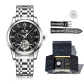 RG6036 Steel Band Black Dial Trendy Toy Box[Includes Belt]