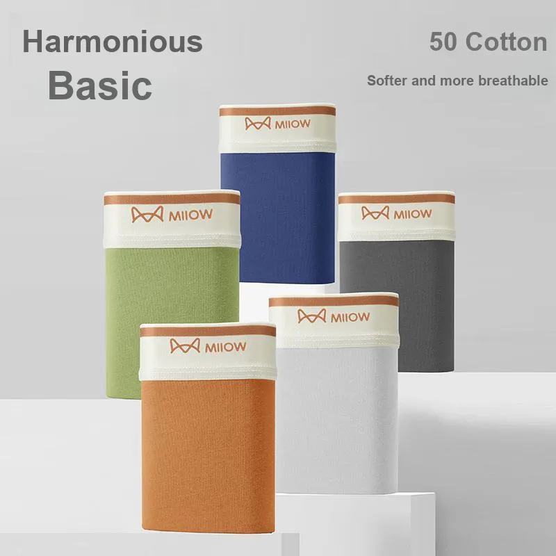 MIIOW Underpants Men's Box 3 Pack-5
