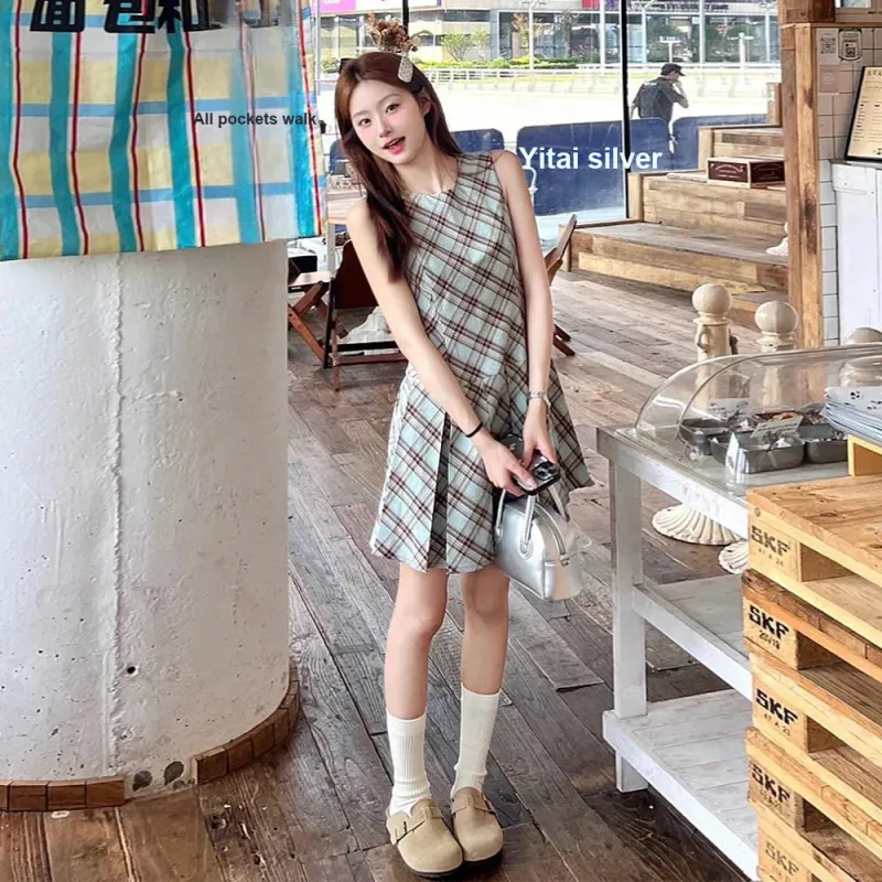 Mu Xiao Xin Sleeveless Dress Women's-2