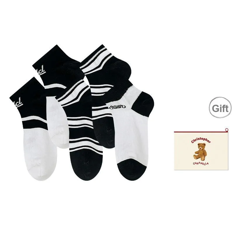 Caramella Ankle Socks Unisex Shopping Bag Combo-10
