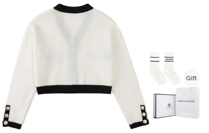 Charlie Luciano Knitwear Women's White-4
