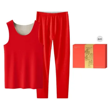 ROBINHOOD Thermal Set Men's Gift Box Set Joyful Red