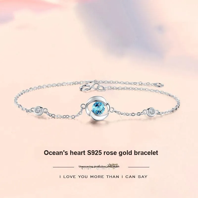 Andaozi S925 Silver Bracelets Unisex-1