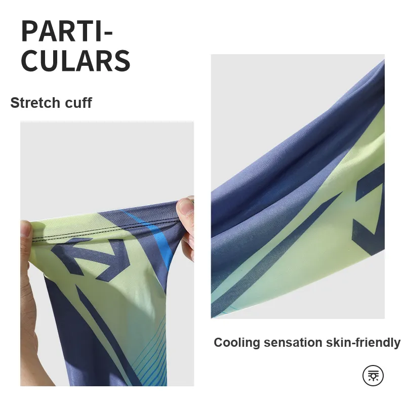NANJIREN Polyester Sun Protection Sleeves Men's-5