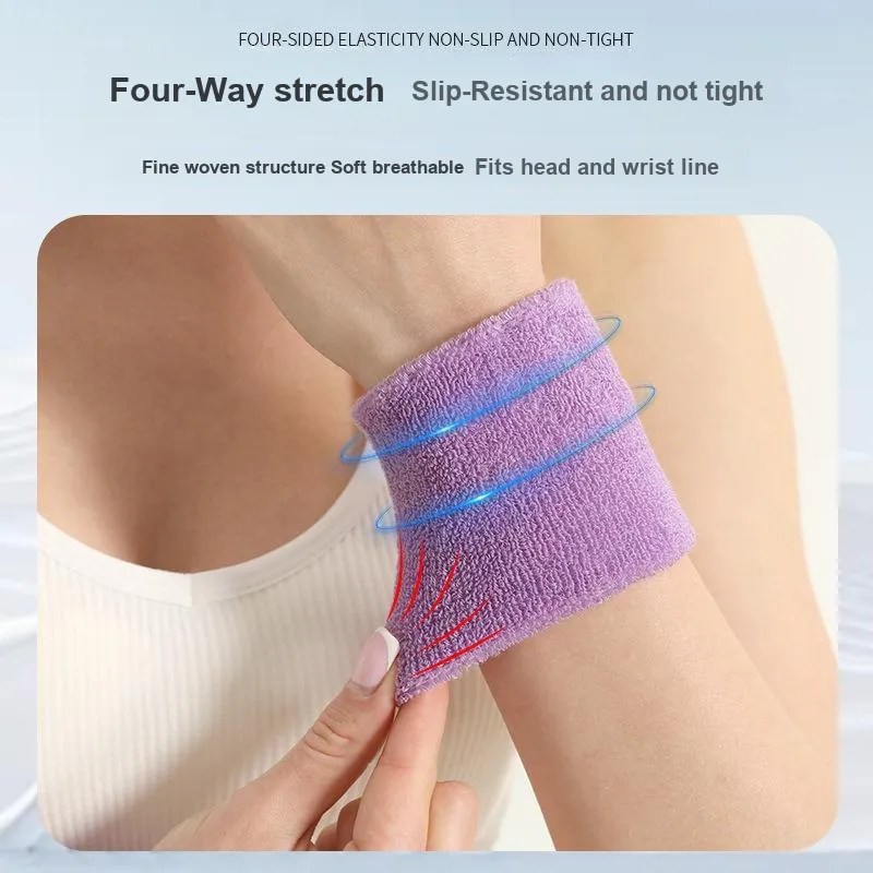 Binary Hiking Cycling Volleyball Tennis Wristbands Protective Unisex-2