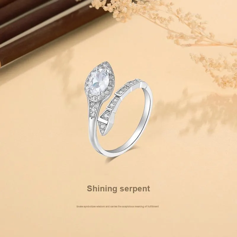MISS TOOYA S925 Silver Rings Women's-1