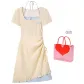 Yellow Long Dress+Box