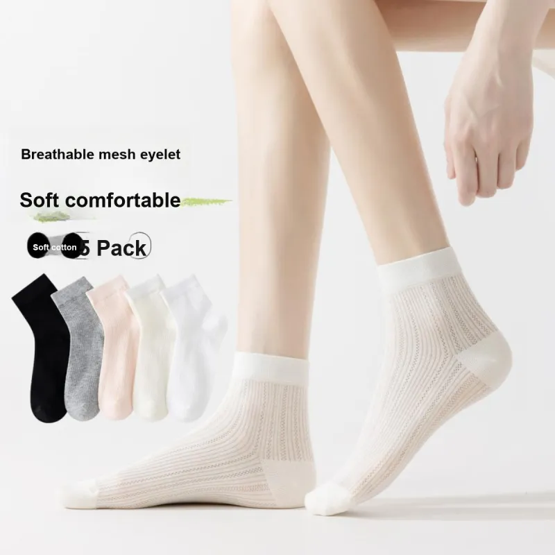 Caramella Mid Calf Socks Women's 5 Pack-1