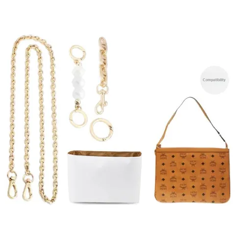 Copper Bag Shoulder Strap Women's Gold Tone/Silver/Gunmetal