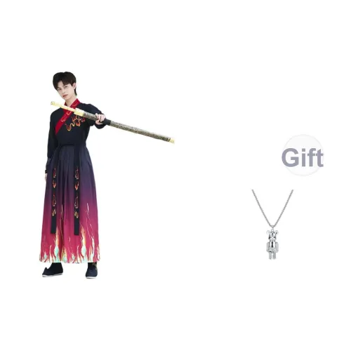 TUCANO Черный топ+Юбка+Браслет-шнурок Мужские костюмы в стиле тан