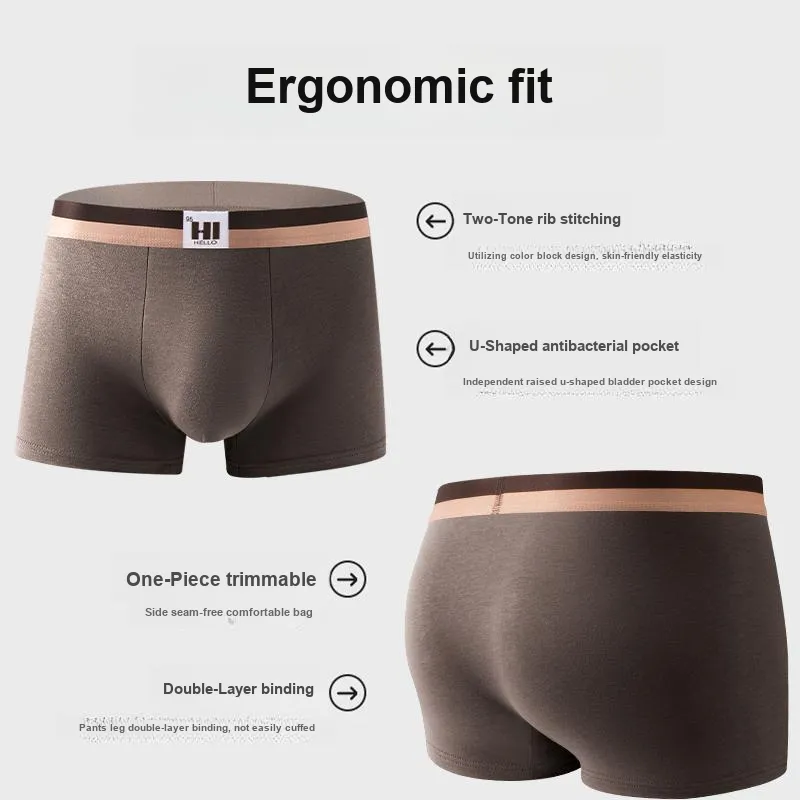 Qiao Ni Tong Underpants Men's Combo Set-3