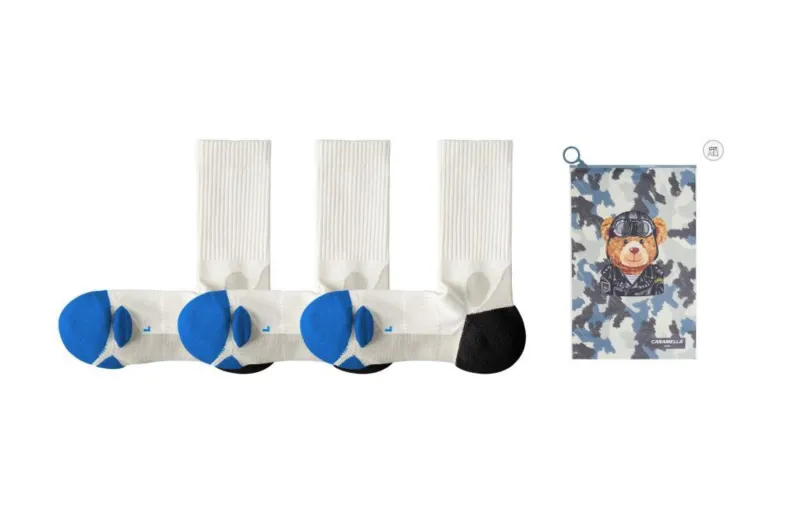 Caramella Mid Calf Socks Men's Box 3 Pack-6