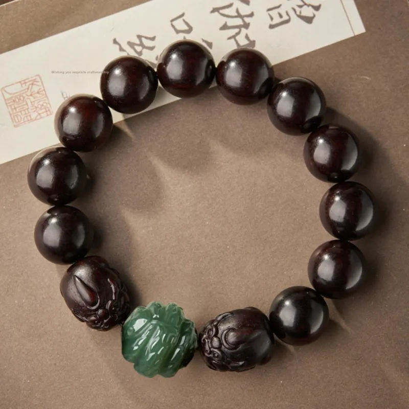 Moonstone Edge Rosewood Bracelets Men's-10