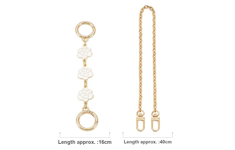 GUYI Metal Bag Accessory Bag Strap Women's Gold Tone-26