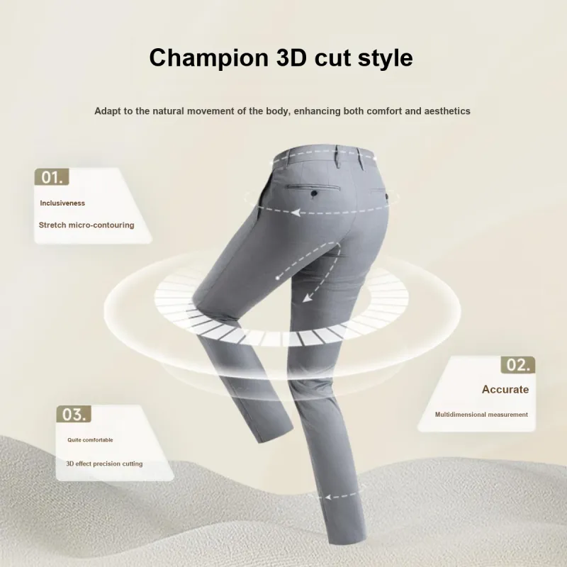 GOLDLION Suit Trousers Men-4