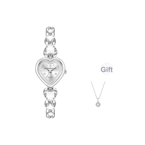 Corriberty Кварцевый механизм сплав ремешок женские часы серебристый циферблат