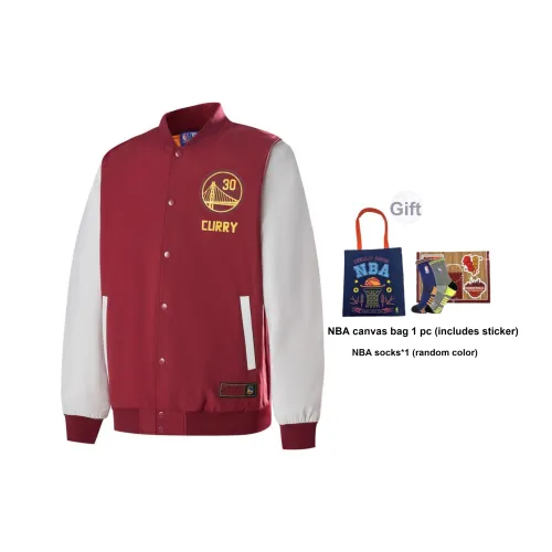 NBA Stephen Curry Warriors Бейсбольная куртка Унисекс Темно-красный