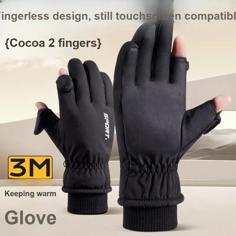 SuperFire Polar Fleece Sports Gloves Unisex-3