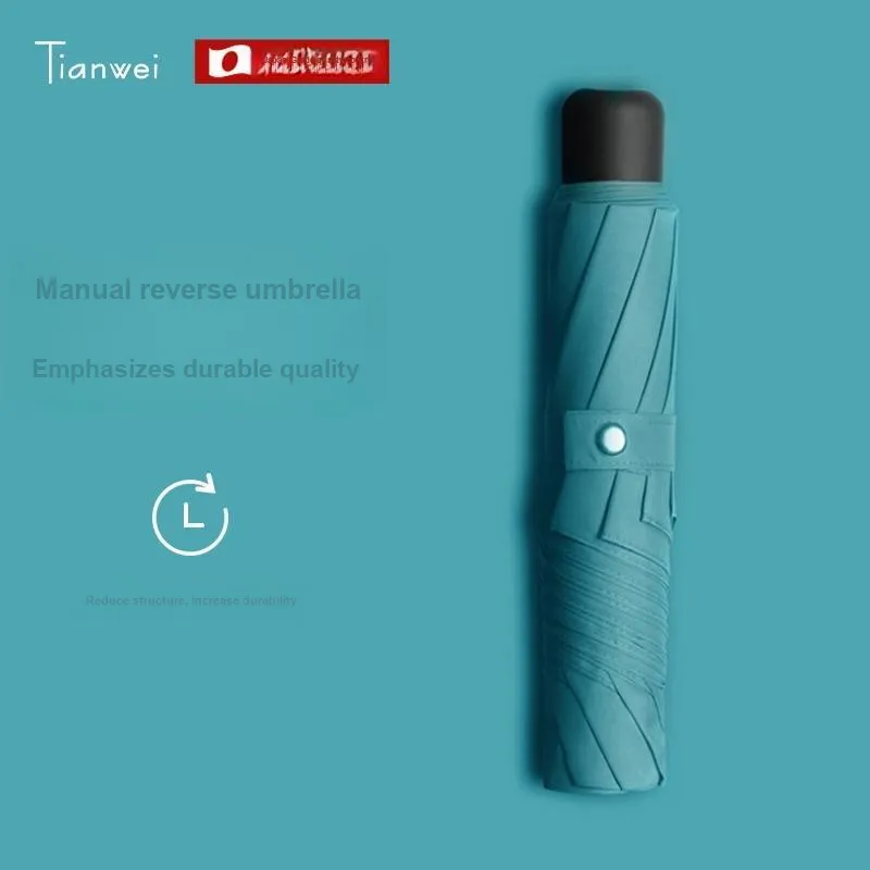 TIANWEI UMBRELLA Umbrellas Black/Blue-2