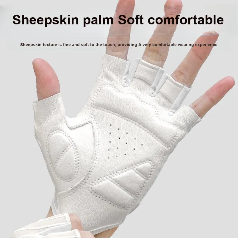 TOSUOD Cycling Gear Cycling Glove Riding Unisex Sheepskin-3